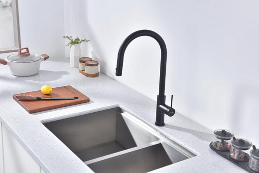 Смеситель PAULMARK GALANT Ga213077-AN (черный/антрацит)