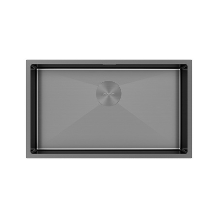 Кухонная мойка PAULMARK NEXT 74 UNI PM217444-GM (черный/вороненая сталь) Кухонная мойка PAULMARK NEXT 74 UNI PM217444-GM (черный/вороненая сталь)