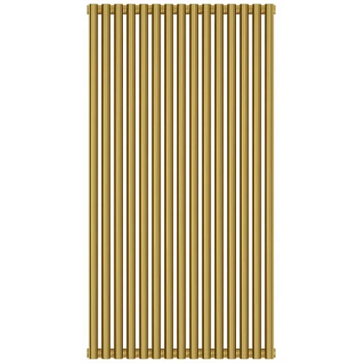 Радиатор трубчатый Сунержа Эстет-00, 15 секций, боковое подключение, цвет золото, 03-0332-1215