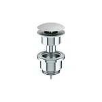 Донный клапан Ceramicanova 70003MWnc, универсальный, цвет белый матовый