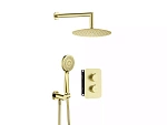 Душевая система Deante Box Gold Br BXYZREBT с термостатом Душевая система Deante Box Gold Br BXYZREBT с термостатом