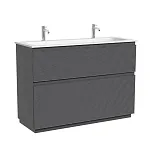 Тумба под раковину Sancos Folk Floor FL120FGS, 120 см, напольная, grey soft