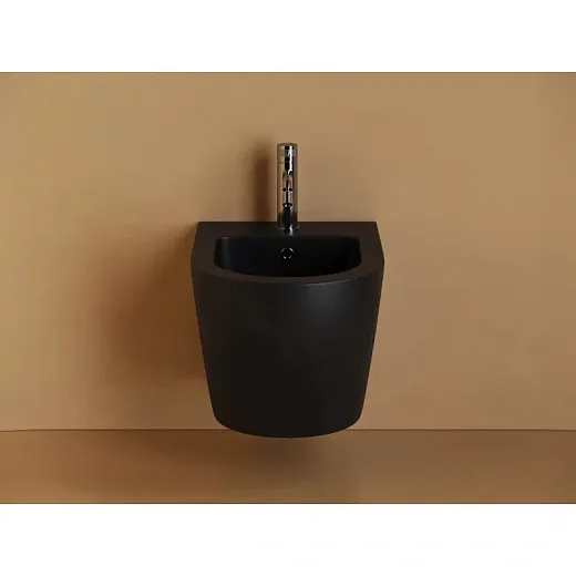 Подвесное биде Ceramicanova Uno CN11002MB, цвет черный матовый, сантехфарфор