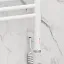 Полотенцесушитель электрический Сунержа Богема 3.0, 1200x600, МЭМ правый, с полкой, матовый белый 30-5807-1260