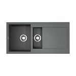 Кухонная мойка Omoikiri Sakaime 100-2-GR Tetogranit/leningrad grey Кухонная мойка Omoikiri Sakaime 100-2-GR Tetogranit/leningrad grey