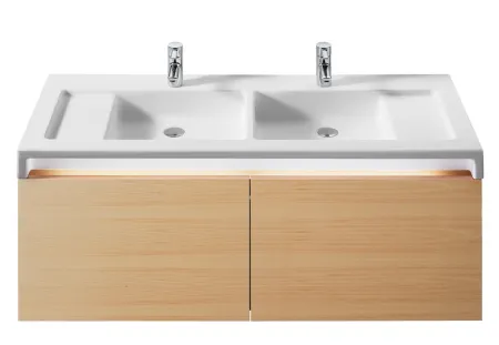 Раковина Roca Stratum 130 327630000 двойная, 130 x 50 см