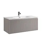 Тумба под раковину Sancos SNOB R 1.0, SNR1.0100SM, 100 см, подвесная, Doha Soft