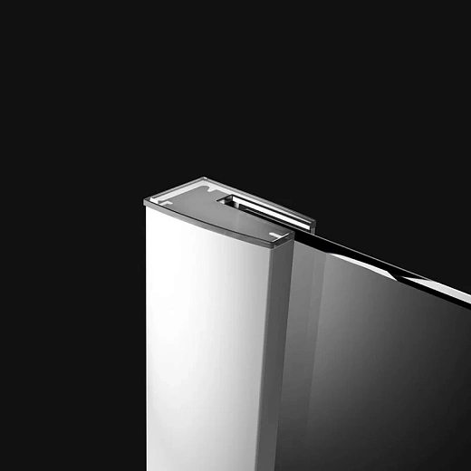 Душевая дверь Radaway Essenza New KDJ+S 100L, 100 х 200 см, стекло прозрачное, профиль хром, левая, 385022-01-01L