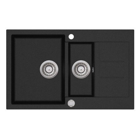 Мойка AquaSanita Tesa SQT 151 601 AW black metallic