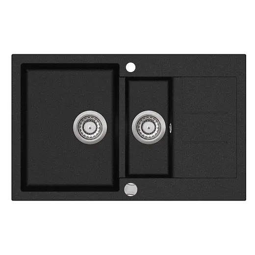 Мойка AquaSanita Tesa SQT 151 601 AW black metallic