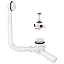 Сифон для ванны McAlpine MRB11-WH, клик-клак, цвет белый
