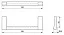 Поручень Ideal Standard Connect 35 см