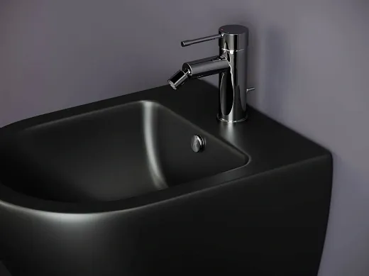 Подвесное биде Ceramicanova Metropol черный матовый, CN4003MB, сантехфарфор