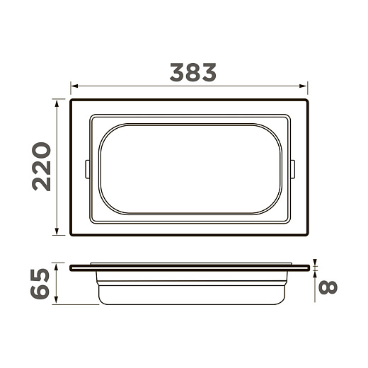 Контейнер для мойки Omoikiri DC-05-1 LG Контейнер для мойки Omoikiri DC-05-1 LG