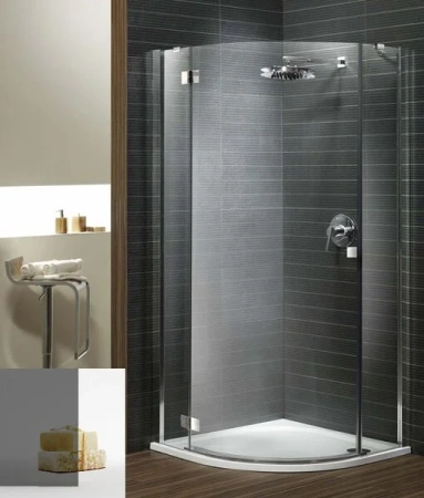 Душевой уголок Radaway Almatea PDJ, 90 х 90 х 195 см, стекло графит, профиль хром, L/R 30602-01-05N Душевой уголок Radaway Almatea PDJ, 90 х 90 х 195 см, стекло графит, профиль хром, L/R 30602-01-05N