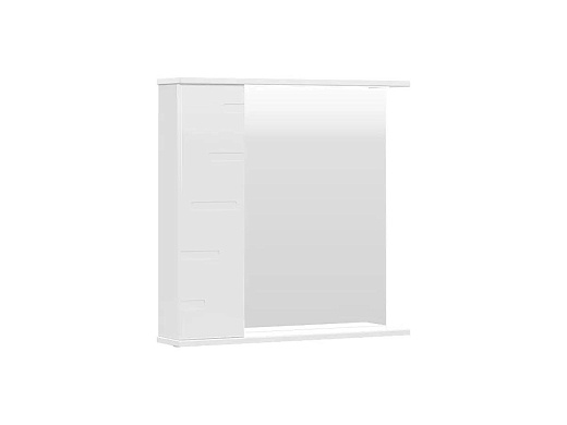 Шкаф с зеркалом Volna Joli 70 белый левый
