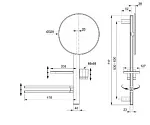 Комплект аксессуаров для ванны/душа Ideal Standard Alu+ BD588SI