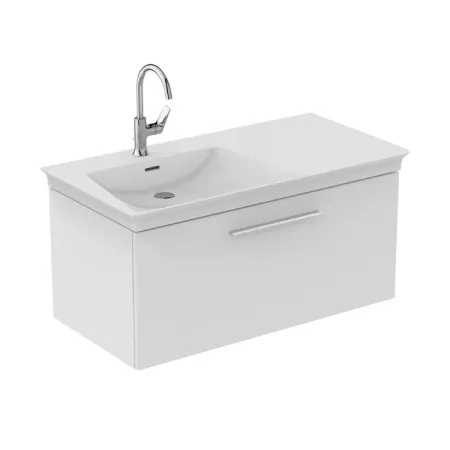 Умывальник асимметричный левая версия Ideal Standard La Dolce Vita 106см с отверстием подсмеситель, E264601