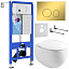 Комплект инсталляции с унитазом 6 в 1 Roxen StounFix Dual Fresh 968031 (состоит из: 710200, Santi 410260G, 530170-01) Комплект инсталляции с унитазом 6 в 1 Roxen StounFix Dual Fresh 968031 (состоит из: 710200, Santi 410260G, 530170-01)