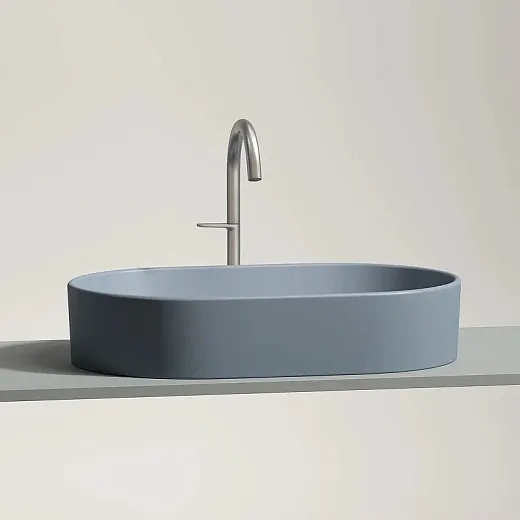 Умывальник Ceramicanova Element CN6048MHL 60см сантехфарфор серо-голубой, CN6048MHL