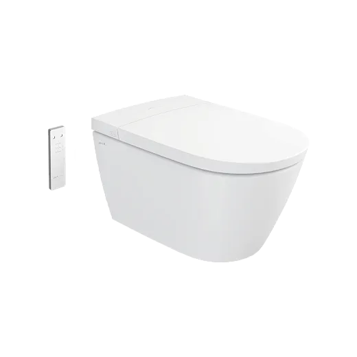 Унитаз подвесной умный VitrA V-Care 3 Base крышка микролифт, с функцией биде, пульт ДУ, белый, 7777B403-6377