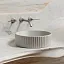 Умывальник Ceramicanova Element CN6057MSG 36см сантехфарфор серый матовый, CN6057MSG