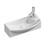 Умывальник Ceramicanova Element 45.5х22х13см правый белый, CN6038R
