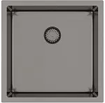 Мойка кухонная AquaSanita Steel DER 100 X-T graphite