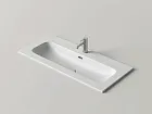 Умывальник накладной Ceramicanova Лючия прямоугольный с отверстием под смеситель белый, CN6097