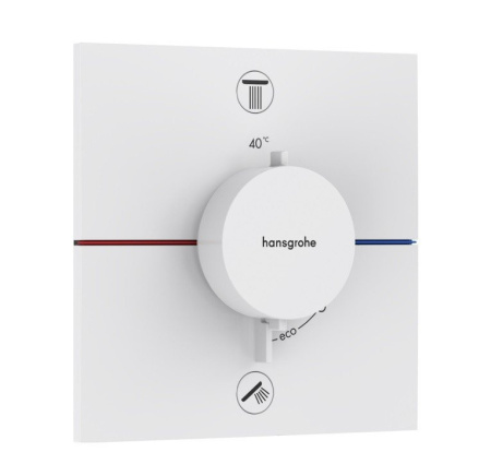 Смеситель для душа Hansgrohe ShowerSelect Comfort E 15572700 термостатический матовый белый
