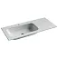 Раковина Ceramicanova Grace CN7014 встраиваемая, 101 х 45.7 см, левая, белый, сантехфарфор
