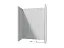 Душевая стенка Deante Prizma Walk-In Steel KTJ_F32R 120х195