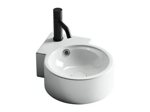 Умывальник Ceramicanova Element CN5019 31х41х12.5см угловой с переливом, CN5019