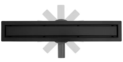 Душевой лоток с решеткой Rea Neo&Pure 500 N PRO Black черный