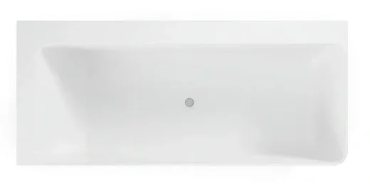 Ванна из искусственного камня Belux Турин ТУ-1600 L, 160 х 70 см, белый, 4810924287342