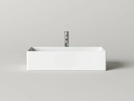 Умывальник накладной Ceramicanova Адель (Adele) 66.5x34x16см, белый, CN6089