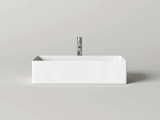 Умывальник накладной Ceramicanova Адель (Adele) 66.5x34x16см, белый, CN6089