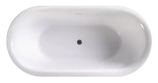 Ванна из искусственного камня Belux Идиллия ВИД-1750, 175 х 90 см, белая, 4810924265791