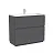 Тумба под раковину Sancos Folk Floor FL100FGS, 100 см, напольная, grey soft