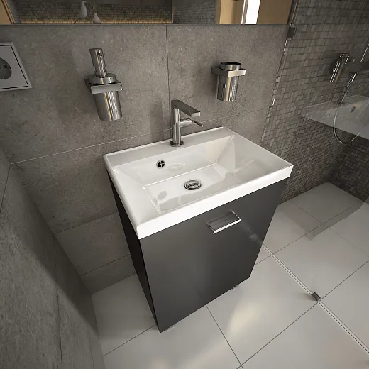 Умывальник Madera Classica 80х45см МАТОВАЯ литьевой мрамор, 4627173210829