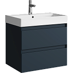 AQWELLA Geometria подвесная тумба под умывальник 65,5 см, цвет серый матовый AQWELLA Geometria подвесная тумба под умывальник 65,5 см, цвет серый матовый