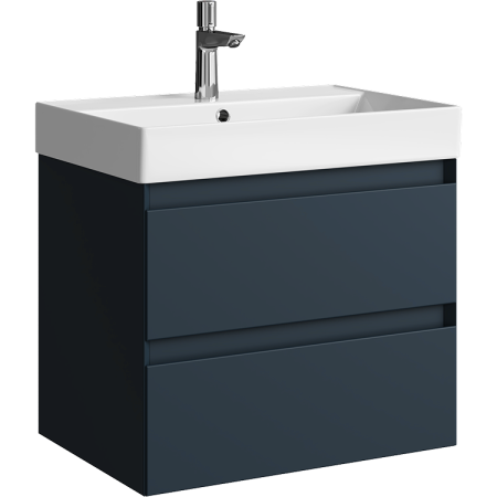 AQWELLA Geometria подвесная тумба под умывальник 65,5 см, цвет серый матовый AQWELLA Geometria подвесная тумба под умывальник 65,5 см, цвет серый матовый