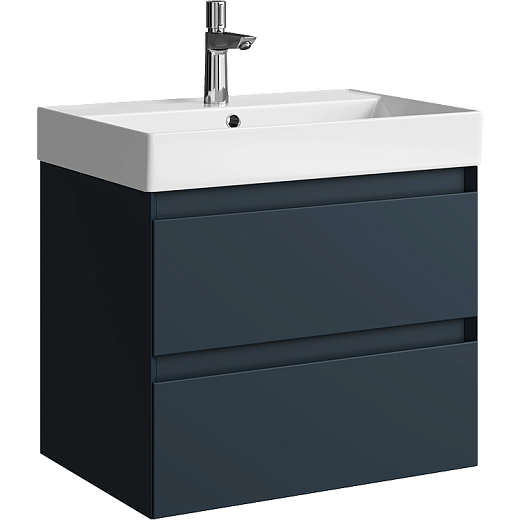 AQWELLA Geometria подвесная тумба под умывальник 65,5 см, цвет серый матовый AQWELLA Geometria подвесная тумба под умывальник 65,5 см, цвет серый матовый