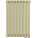 Радиатор отопления Сунержа Эстет-00 EU50, 8 секций, нижнее подключение, цвет шампань, 020-0322-5008