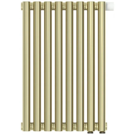 Радиатор отопления Сунержа Эстет-00 EU50, 8 секций, нижнее подключение, цвет шампань, 020-0322-5008