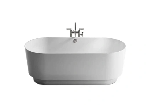 Ванна Astra-Form Аквариус 170x75, литой мрамор, белая глянцевая, 01010045