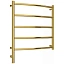 Полотенцесушитель электрический Сунержа Галант 3.0, высота 60 см, ширина 60 см, диммер слева/справа, цвет золото, 03-5800-6060/03-5801-6060