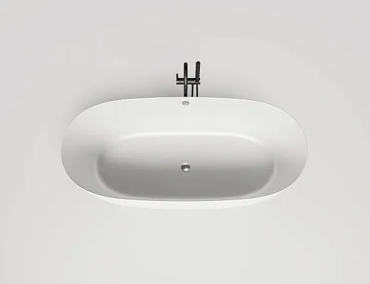 Ванна Salini Sofia Light 103711GF, 164 х 76 см, из искусственного камня S-Sense, цвет белый, покраска по RAL полностью