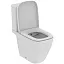 Унитаз напольный безободковый для монтажа с бачком Ideal Standard i.life B T537101, с функцией биде, технология RimLS+