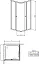 Душевой уголок Radaway Classic C 1850 90x90x185 прозрачное/белый